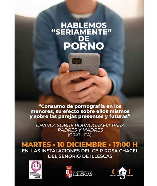 Hablemos seriamente del porno. Charla en el Señorío de Illescas