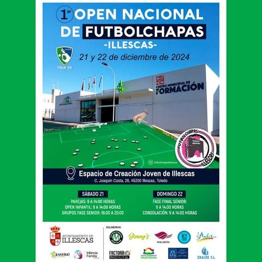 Primer Open Nacional de Futbolchapas en Illescas