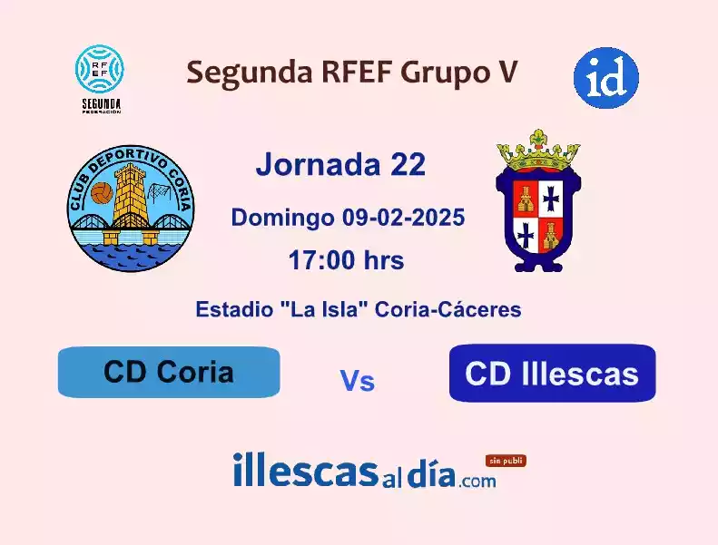 Cd Coria Vs Cd Illescas Jornada 22