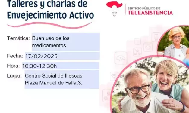 Realización de talleres y charlas sobre envejecimiento activo en Illescas