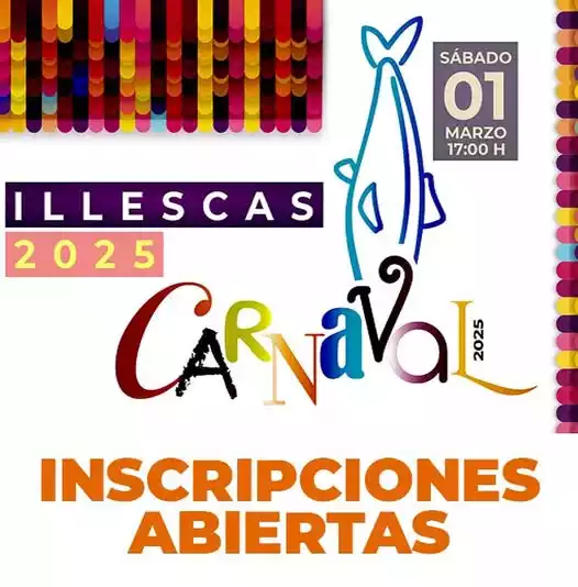 Carnaval 2025 Illescas. Inscripciones Abiertas