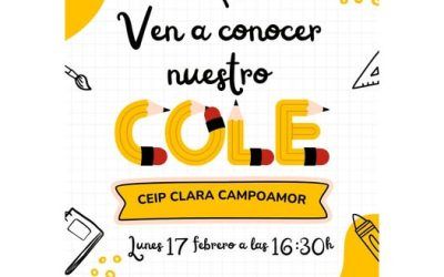 Jornada de puertas abiertas en el CEIP Clara Campoamor