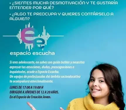 Se crea «EspacioEscucha», un servicio donde acompañar y escuchar a los adolescentes