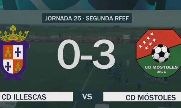 El CD Illescas se hunde cada vez más. Cae abrumadoramente ante el CD Móstoles 0-3 (video resumen y Diego Caro)