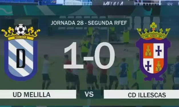 La «cuesta abajo» cada vez con más desnivel. UD Melilla 1 – CD Illescas 0 (crónica y video resumen)