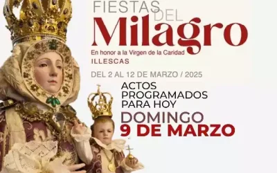 Actos para hoy Domingo 9. Fiestas del Milagro Illescas 2025