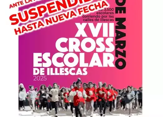 Suspendido el Cross Escolar de Illescas, previsto para el viernes