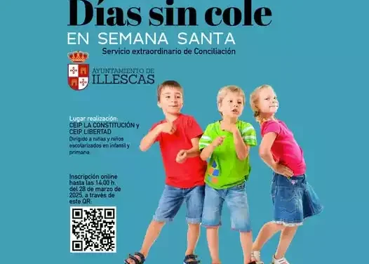 Talleres infantiles para los «días sin cole» de Semana Santa Illescas 2025