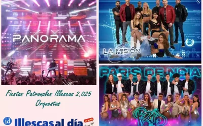 Las tres orquestas de las fiestas de Illescas 2025 y el importe de su contratación