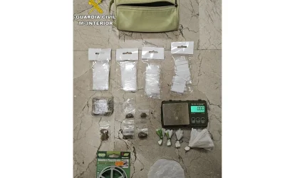 Desarticulado por la Guardia Civil un punto de venta de droga en una tienda de alimentación
