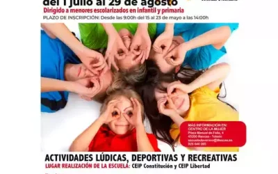 Illescas pone en marcha la Escuela de Verano Illescas-2025 (información general)
