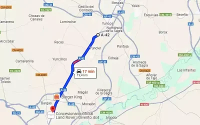 Reasfaltado de la A-42 entre Olías del Rey y Yuncler. Cortes de tráfico