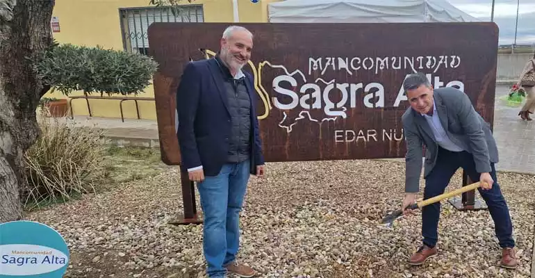 Primera piedra ampliación EDAR Sagra