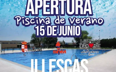 Próximo día 15 de junio apertura piscina municipal de Illescas