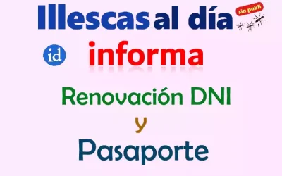 El lunes día 9 se podrá renovar el DNI y el Pasaporte en Illescas