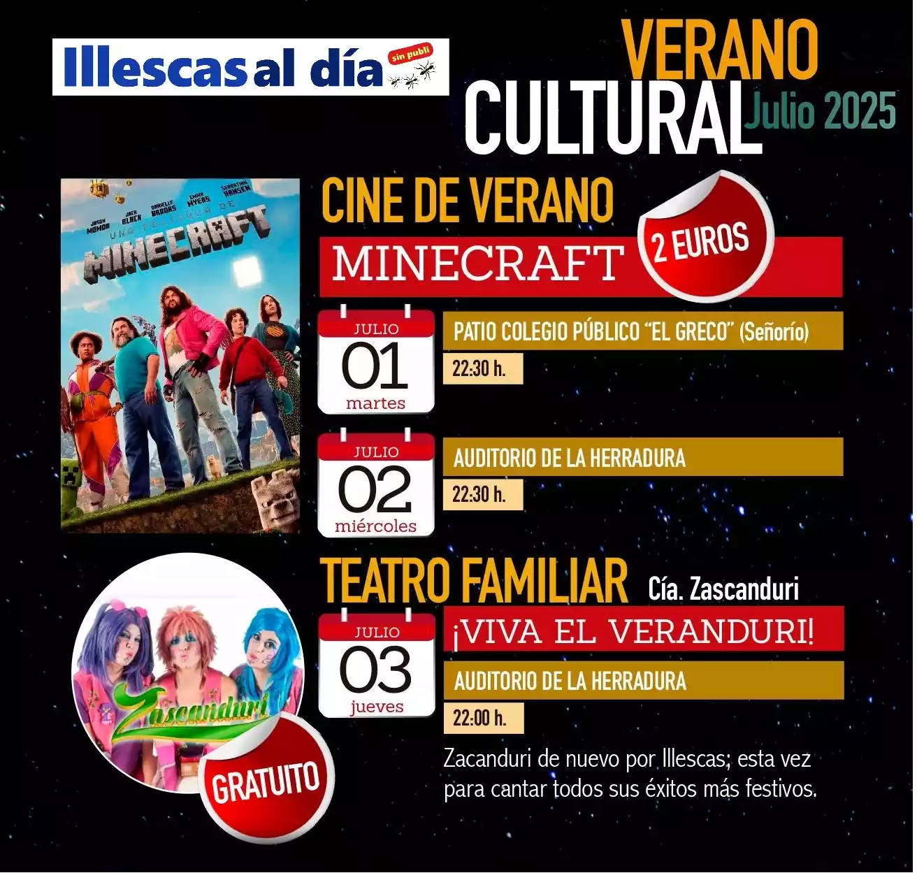 Verano cultural Illescas 2025