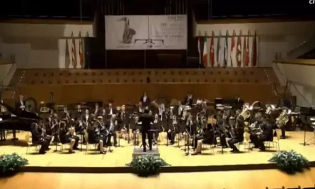 La banda ‘Manuel de Falla’ de Illescas, se ha exhibido esta noche en Valencia. (videos de las 3 piezas interpretadas)