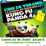 Próximo lunes 21, cine de verano en la Dehesa de Moratalaz