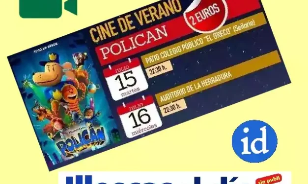 Cine de verano martes y miércoles en el Señorío y en Illescas Centro