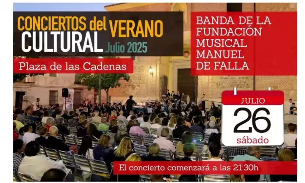 Mañana concierto de la Banda de música Manuel de Falla en Illescas