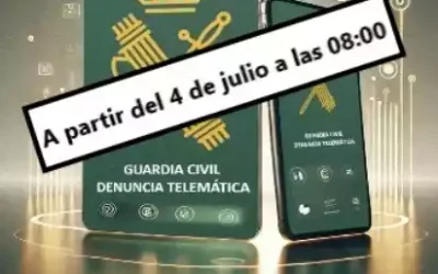A partir de hoy, se ponen en marcha las denuncias online en la Guardia Civil