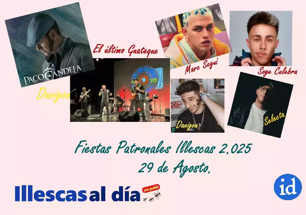 Actuaciones día 29. Fiestas Illescas 2025