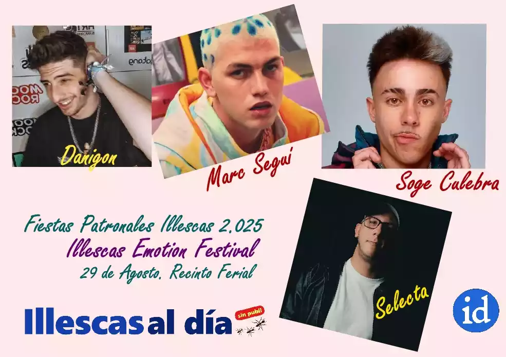 Actuaciones día 29. Fiestas Illescas 2025