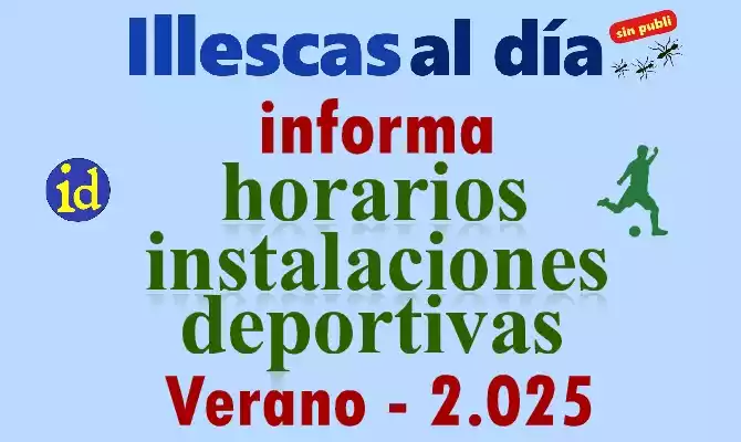 Horarios instalaciones deportivas Verano 2025