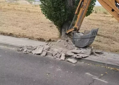 Arreglos acera Calle Las Villas