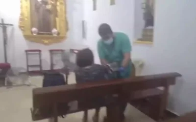 Alarma y pánico en la Iglesia de Yeles. (hay video)