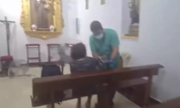 Alarma y pánico en la Iglesia de Yeles. (hay video)