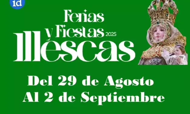 Fiestas Patronales Illescas 2025. Programa por fechas actos lúdico-festivos