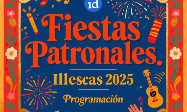 Fiestas Patronales Illescas 2.025. Programación Viernes 29 de Agosto