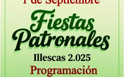 Fiestas Patronales Illescas 2.025. Programación Lunes 1 de Septiembre