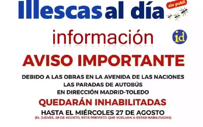 Retraso en la apertura de la Avda. de las Naciones. El bus Madrid-Toledo seguirá sin servicio en la zona