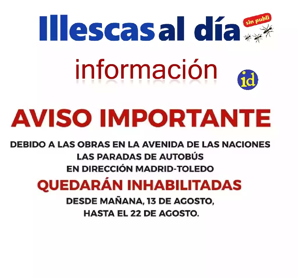 Señorío y Avda. de las Naciones sin bus