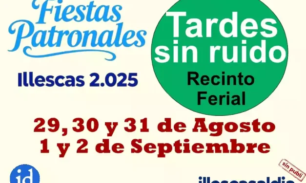 Fiestas Illescas 2.025. Tardes sin ruido en el recinto Ferial