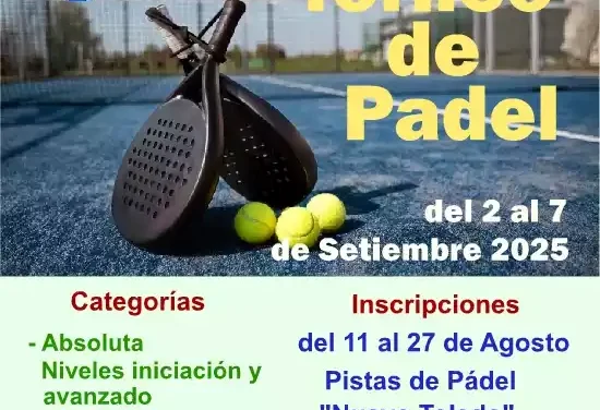 Torneo Memorial Rubén Martínez Rubio de Pádel 2.025