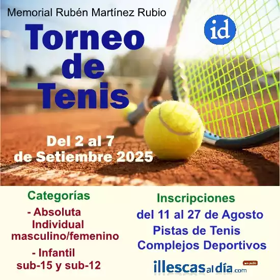 Torneo de tenis 2025. Memorial Rubén Martínez Rubio