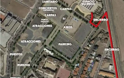 Ubicaciones y situación de puntos interesantes en el Recinto Ferial de Illescas 2025