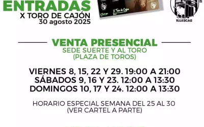 Toro de Cajón Illescas 2.025. Entradas a la venta
