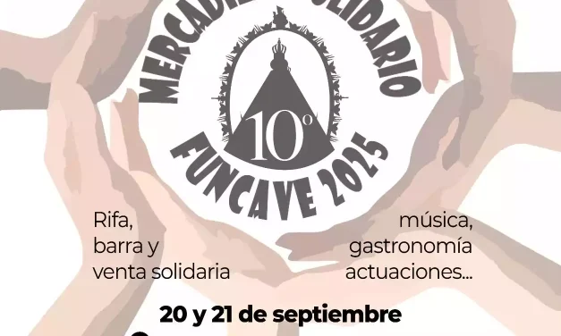 El próximo fin de semana el X Mercadillo Solidario de Funcave