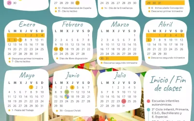 Publicado el Calendario Escolar 2025-2026 de la Comunidad de Castilla la Mancha