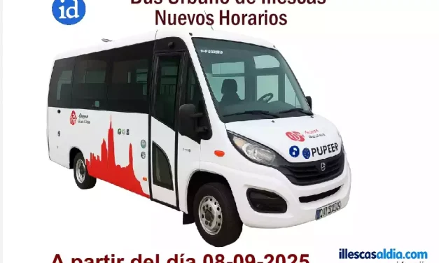 Nuevos horarios del Bus Urbano Illescas – Señorío – Dehesa