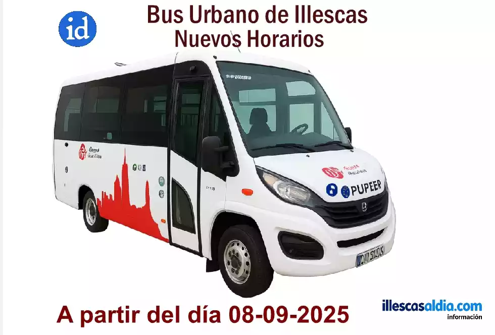 Nuevos horario Bus Urbano Illescas