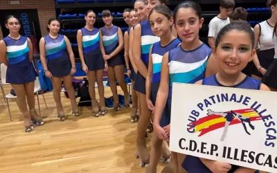 Nuevo éxito del Club Patinaje Illescas: Un oro un bronce y 10 pases de nivel