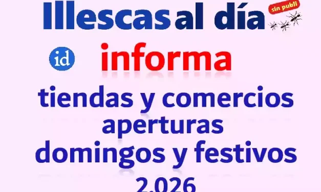 Relación de Domingos y Festivos que abrirán las tiendas en Castilla-La Mancha durante 2.026