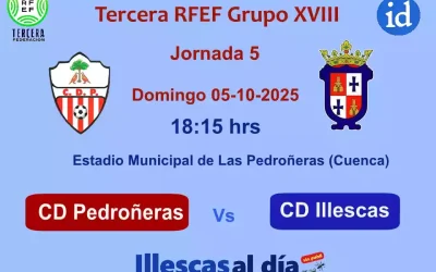 El CD Pedroñeras y el CD Illescas se enfrentan este domingo en la «capital del ajo»