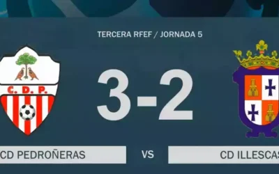 Video resumen Pedroñeras-Illescas. Resultados clasificación y próxima jornada 6 en 3ª División Grupo XVIII