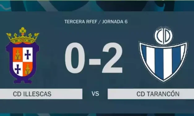 Video resumen Illescas-Tarancón. Resultados y clasificación jornada 6 en 3ª División Grupo XVIII